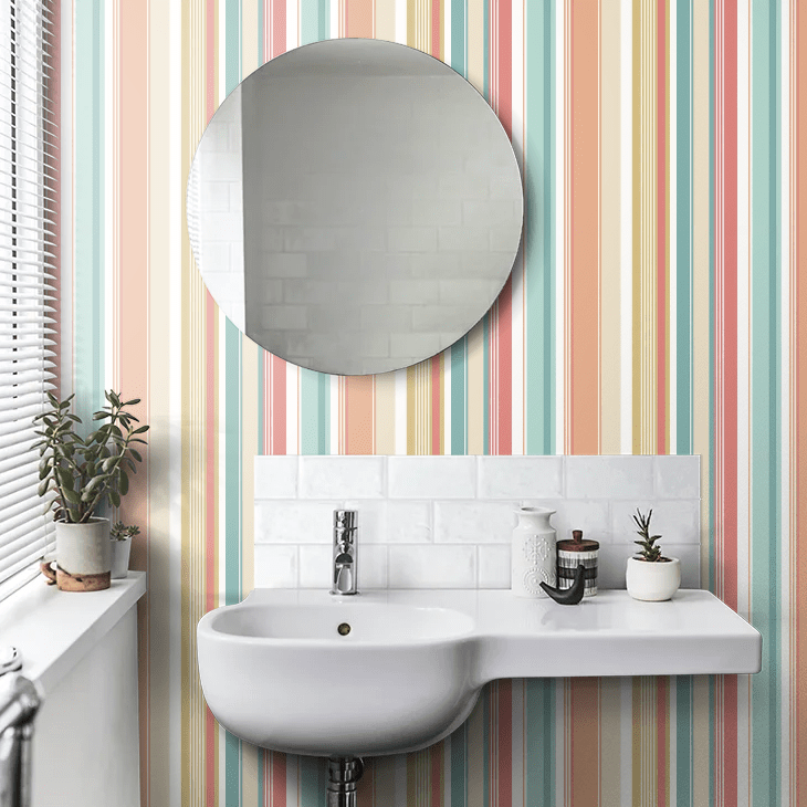 Barcode Wallpaper - Tapestry Mix - Ohpopsi - STR50105W - Premier Wallcovering