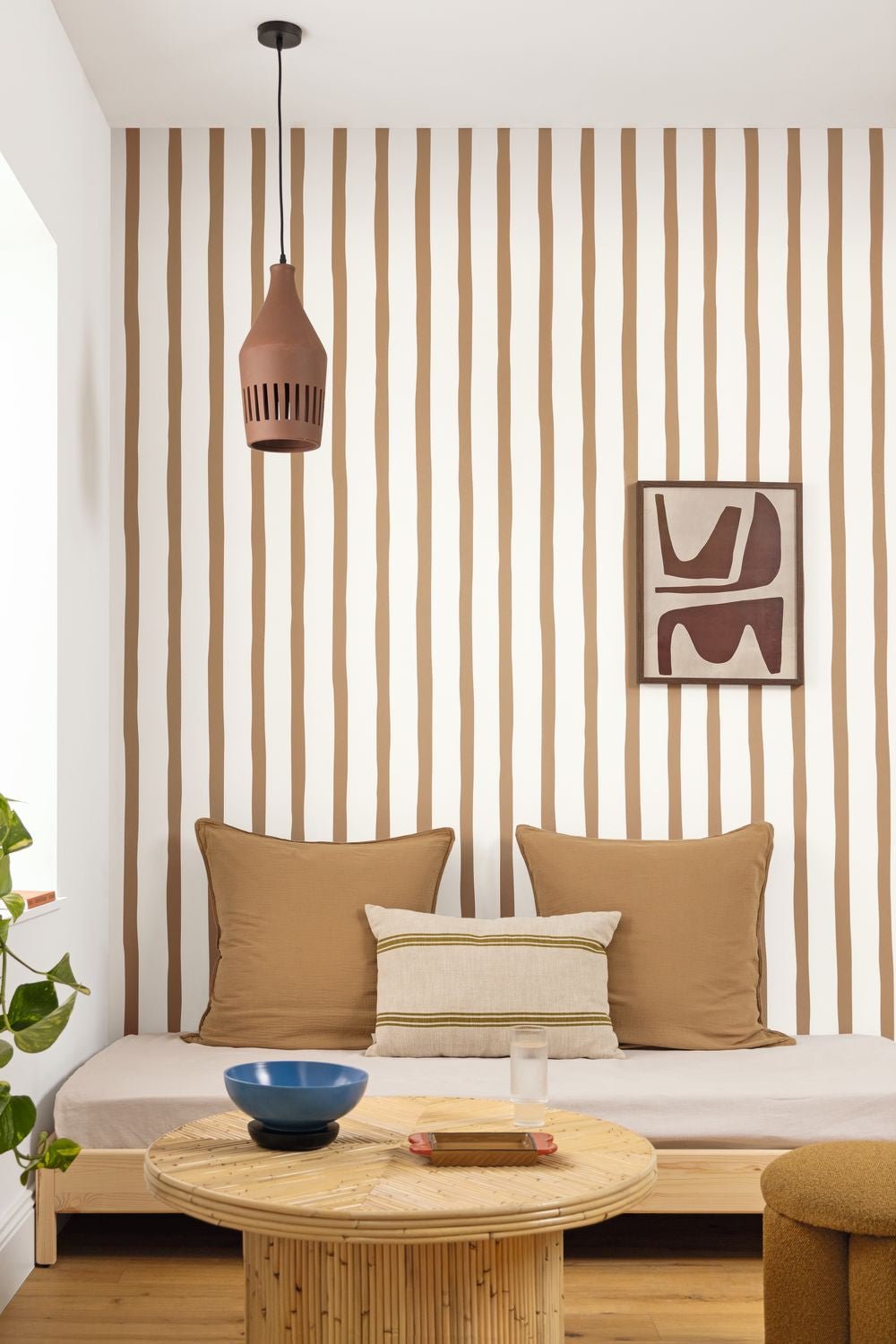 Barito Wallpaper - Camel - Caselio - 104950234 - Premier Wallcovering