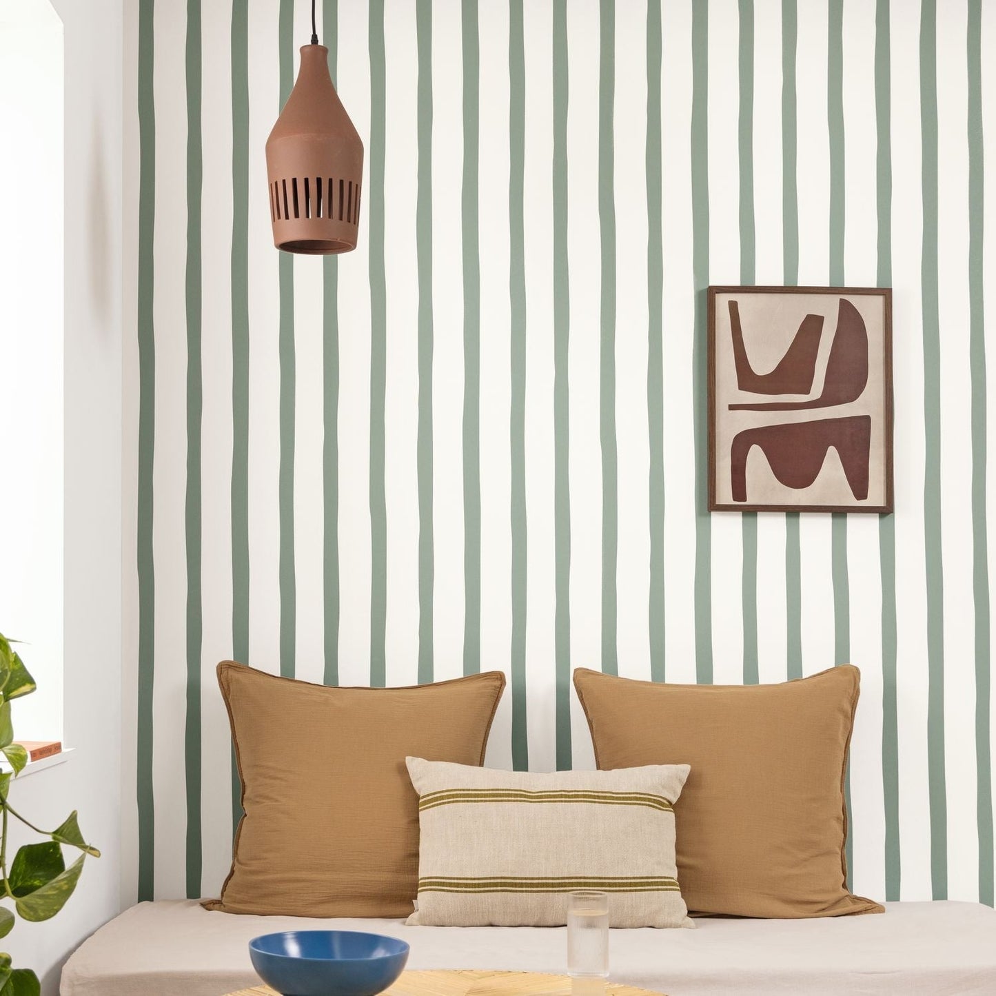 Barito Wallpaper - Vert D'eau - Caselio - 104950718 - Premier Wallcovering