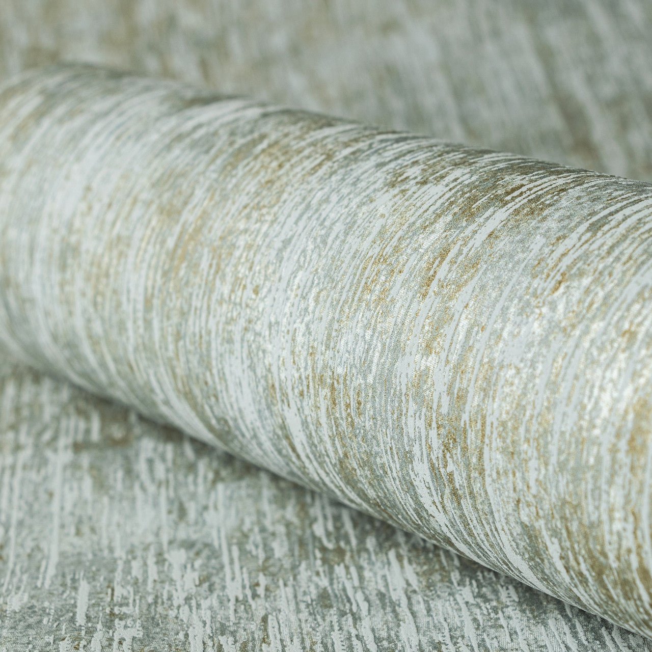 Bark Feel Wallpaper - Grey, Green/Blue - Hohenberger - 65011 - Premier Wallcovering