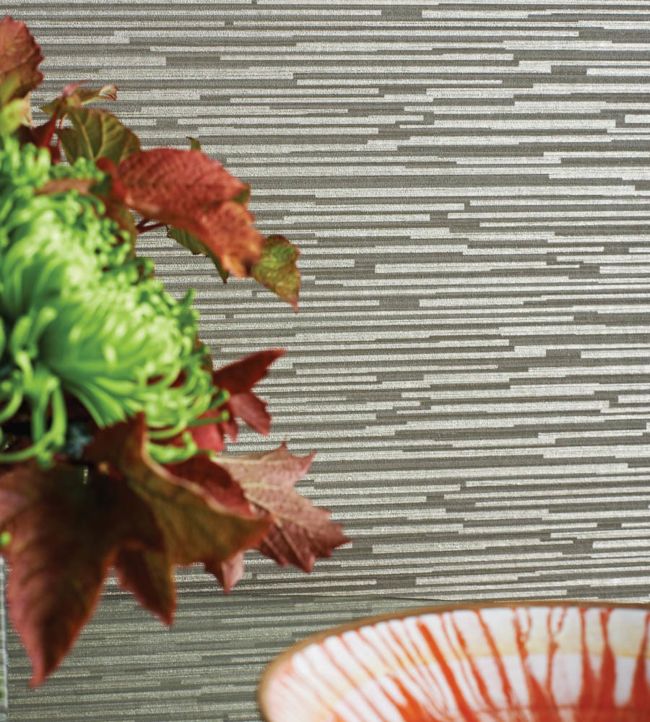 Bark Wallpaper - Beige/Gilver - Osborne & Little - W6581-02 - Premier Wallcovering