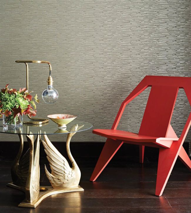 Bark Wallpaper - Cappuccino/Gilver - Osborne & Little - W6581-01 - Premier Wallcovering