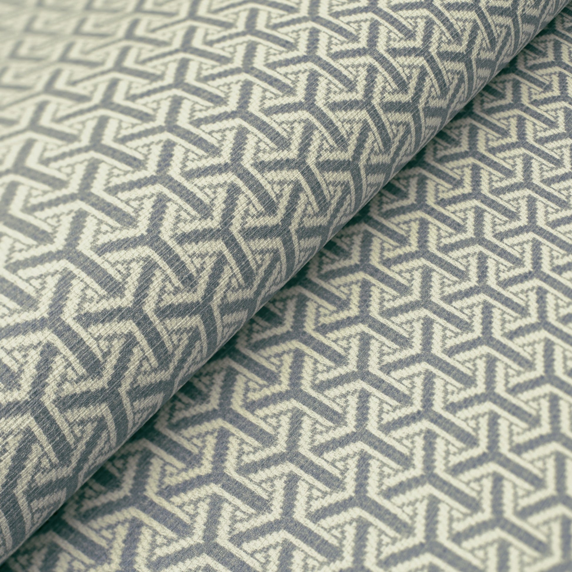 Barnaba Wallpaper - Denim - Andrew Martin - SPVENBADE - Premier Wallcovering