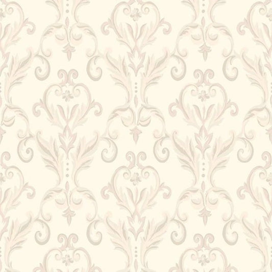 Baroque Heritage Wallpaper - Cream - K & K - 600101 - Premier Wallcovering