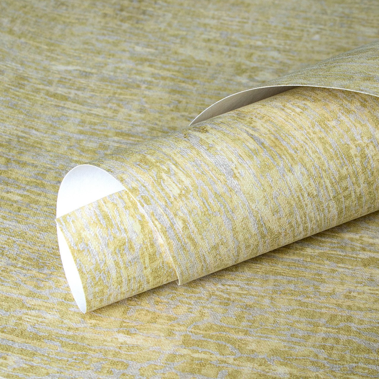 Base Crafted Wallpaper - Green/ Gold - Hohenberger - 64994 - Premier Wallcovering
