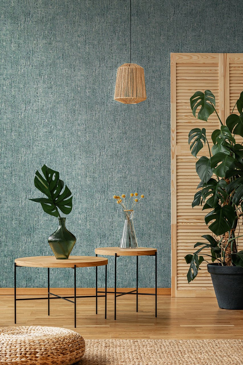 Base Crafted Wallpaper - Perylene Green - Hohenberger - 64993 - Premier Wallcovering