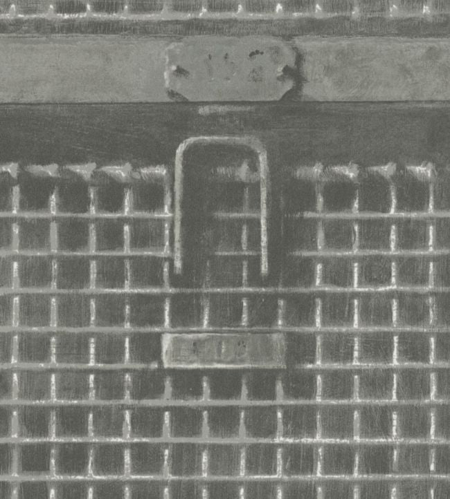 Basket Wallpaper - Steel - Andrew Martin - ATTBAST - Premier Wallcovering