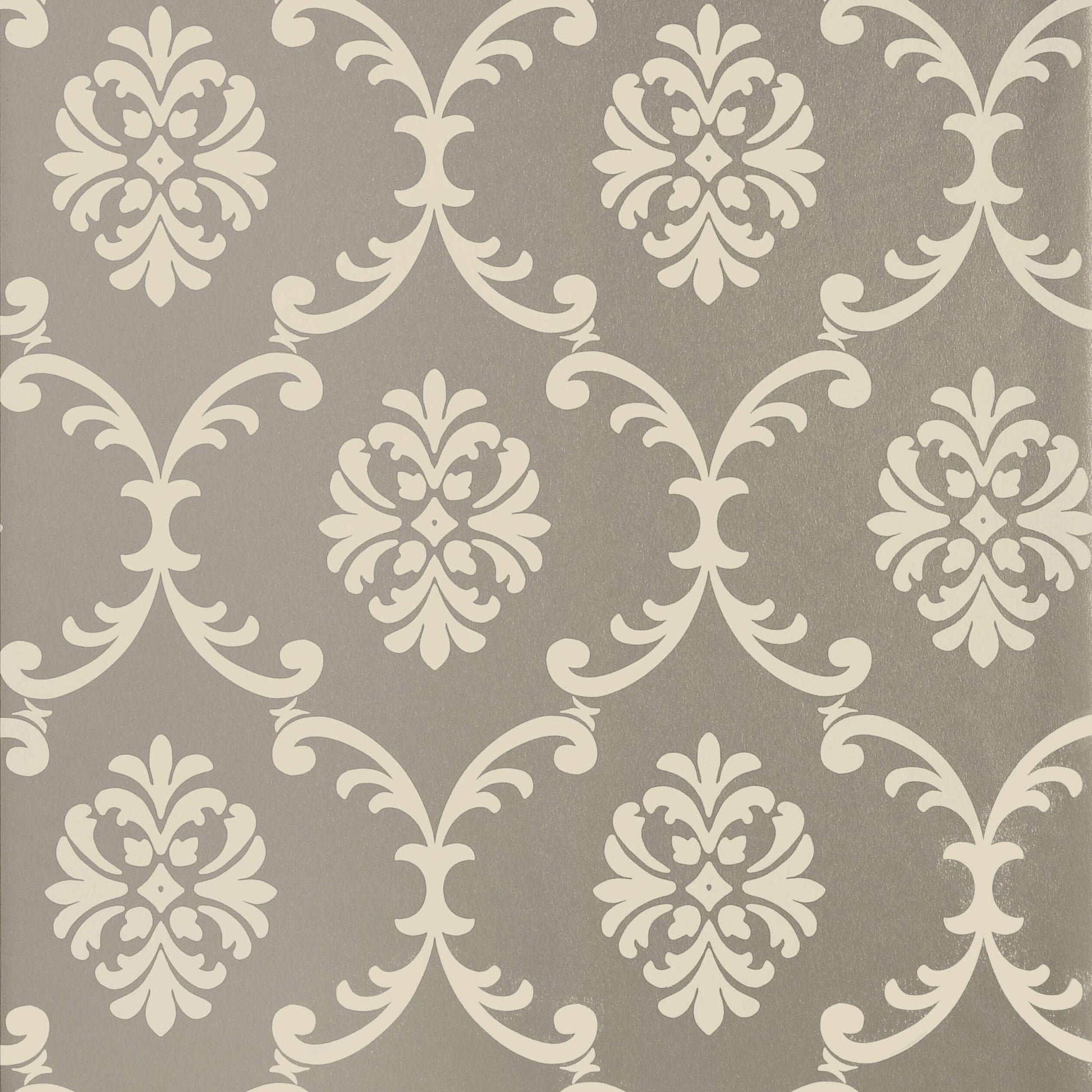 Bastille Wallpaper - Metallic Silver - Thibaut - T13035 - Premier Wallcovering