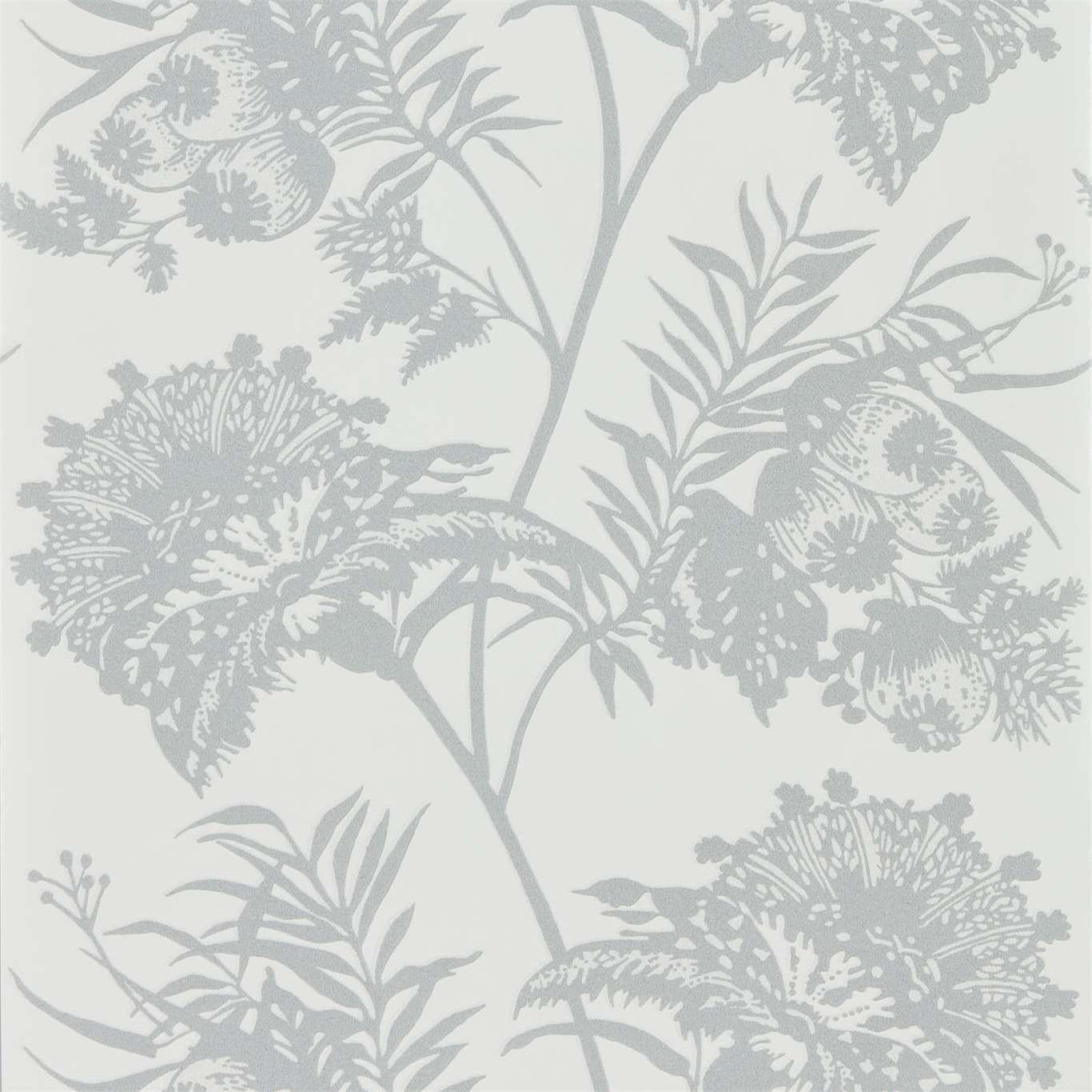 Bavero Shimmer Wallpaper - Silver - HZAP111778 - Harlequin - Premier Wallcovering
