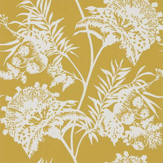 Bavero Wallpaper - Ochre - HZAP111764 - Harlequin - Premier Wallcovering