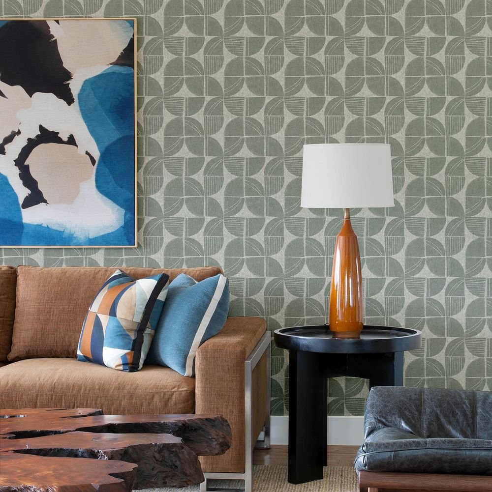 Baxter Wallpaper - Sage Green - A Street Prints - FD27113 - Premier Wallcovering