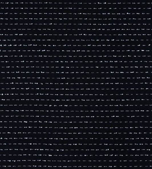 Bay Street Fabric - Black - Christopher Farr Cloth - CF630 - 01 - Premier Wallcovering