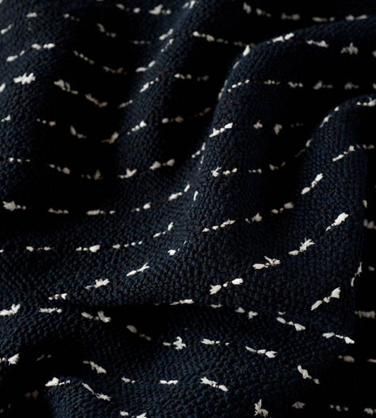 Bay Street Fabric - Black - Christopher Farr Cloth - CF630 - 01 - Premier Wallcovering