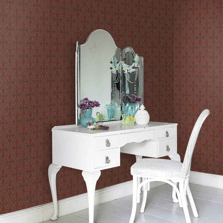 Bayham Abbey Wallpaper - Spanish Gold - Little Greene - 0277BASPANI - Premier Wallcovering