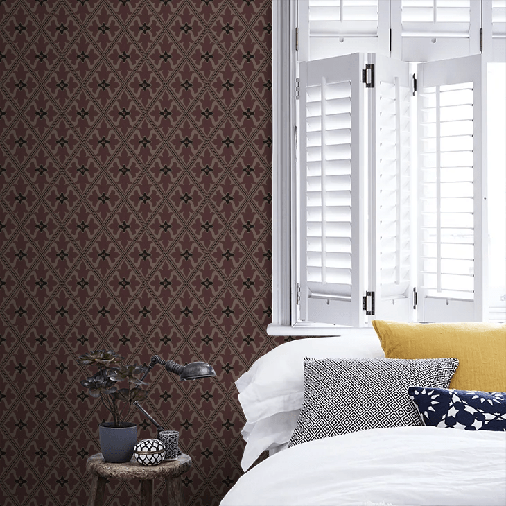 Bayham Abbey Wallpaper - Monarch - Little Greene - 0251BAMONAR - Premier Wallcovering