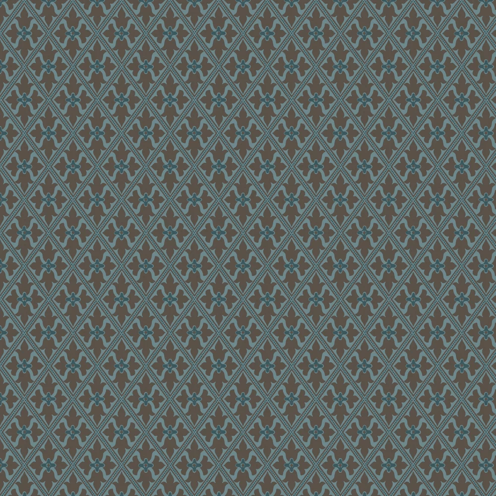 Bayham Abbey Wallpaper - Blue - Little Greene - 0277BACELES - Premier Wallcovering