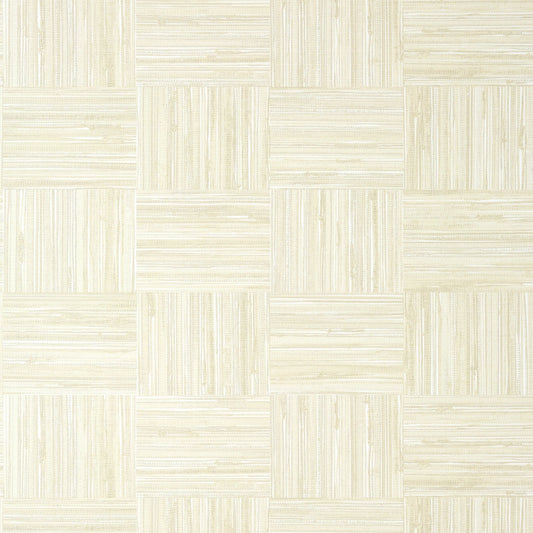 Bayshore Basket Wallpaper - Off White - Thibaut - T14587 - Premier Wallcovering