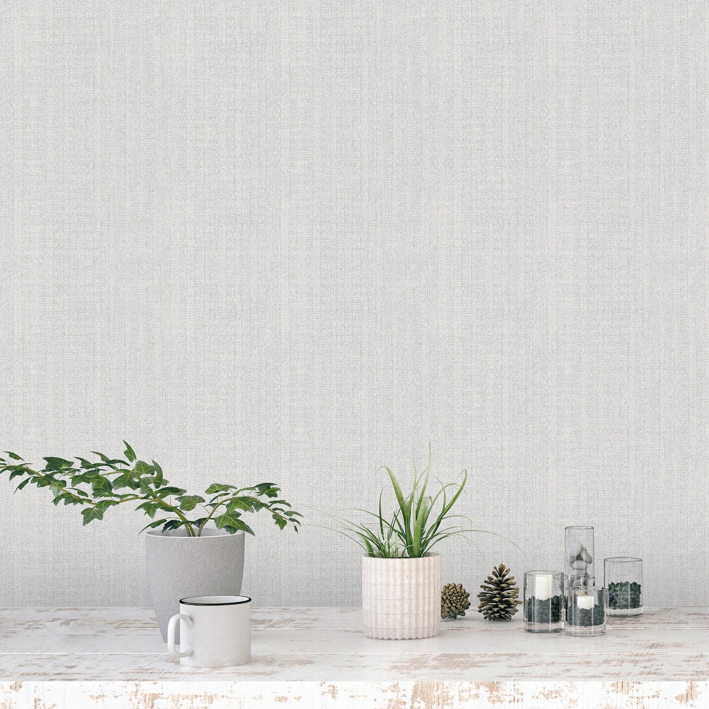 Bazaar African Weave Wallpaper - Grey - Galerie - G78324 - Premier Wallcovering
