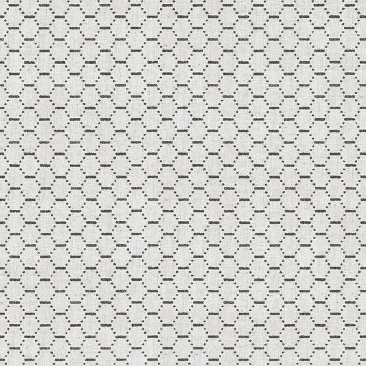Bazaar Honey Comb Wallpaper - Grey / Black - Galerie - G78293 - Premier Wallcovering