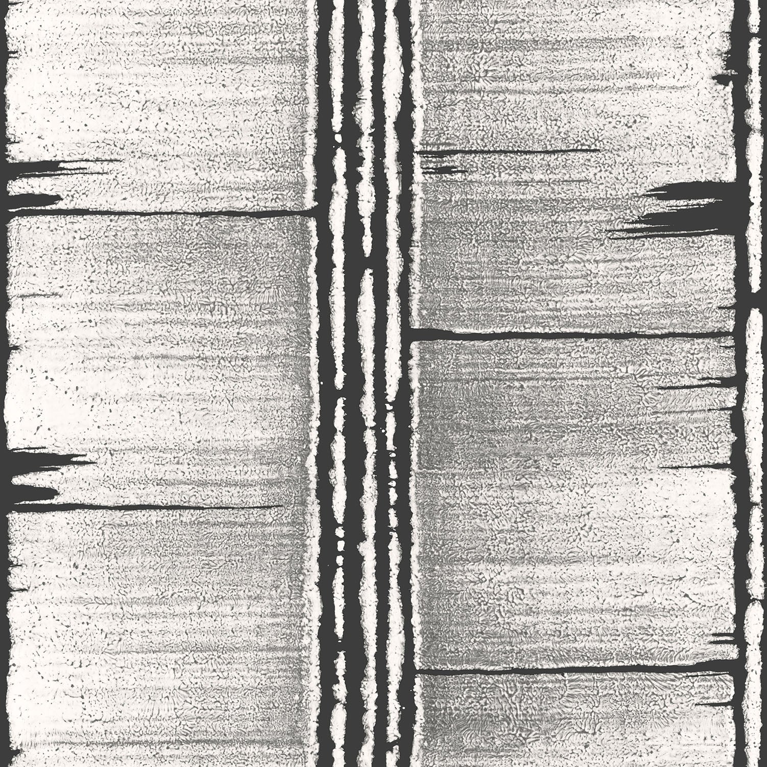 Bazaar Tribal Panels Wallpaper - Grey / Black - Galerie - G78283 - Premier Wallcovering