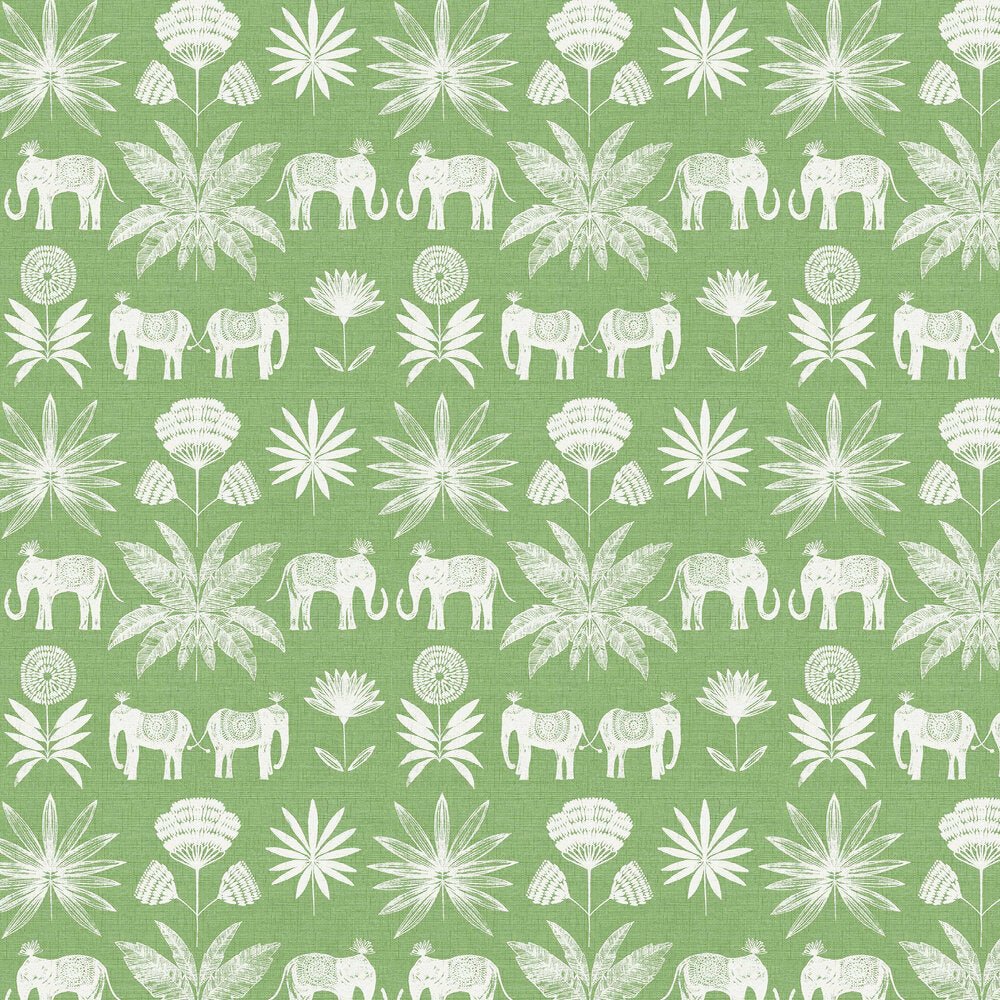 Bazaar Wallpaper - Green - A Street Prints - FD26435 - Premier Wallcovering