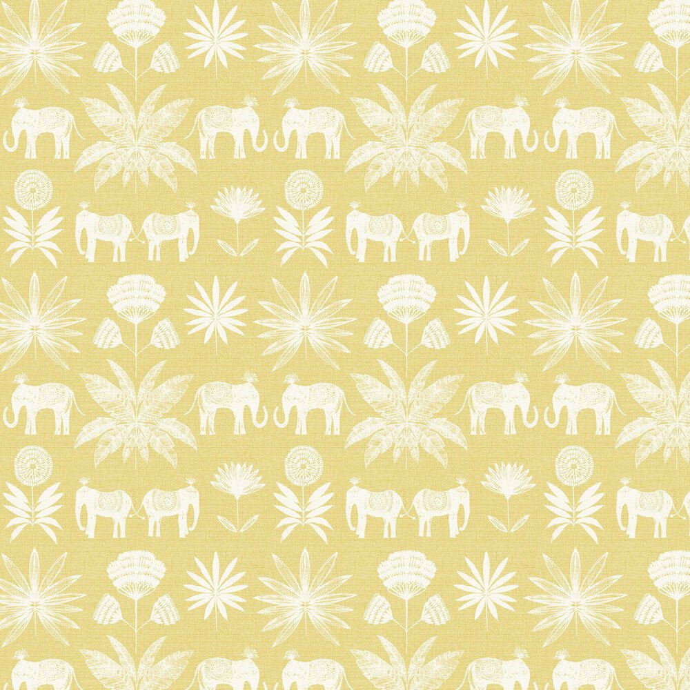 Bazaar Wallpaper - Yellow - A Street Prints - FD26434 - Premier Wallcovering