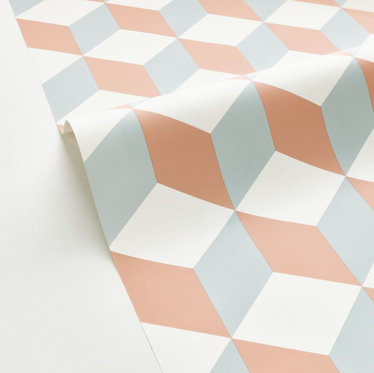 Be Happy Wallpaper - Nude Bleu - Caselio - 103324060 - Premier Wallcovering