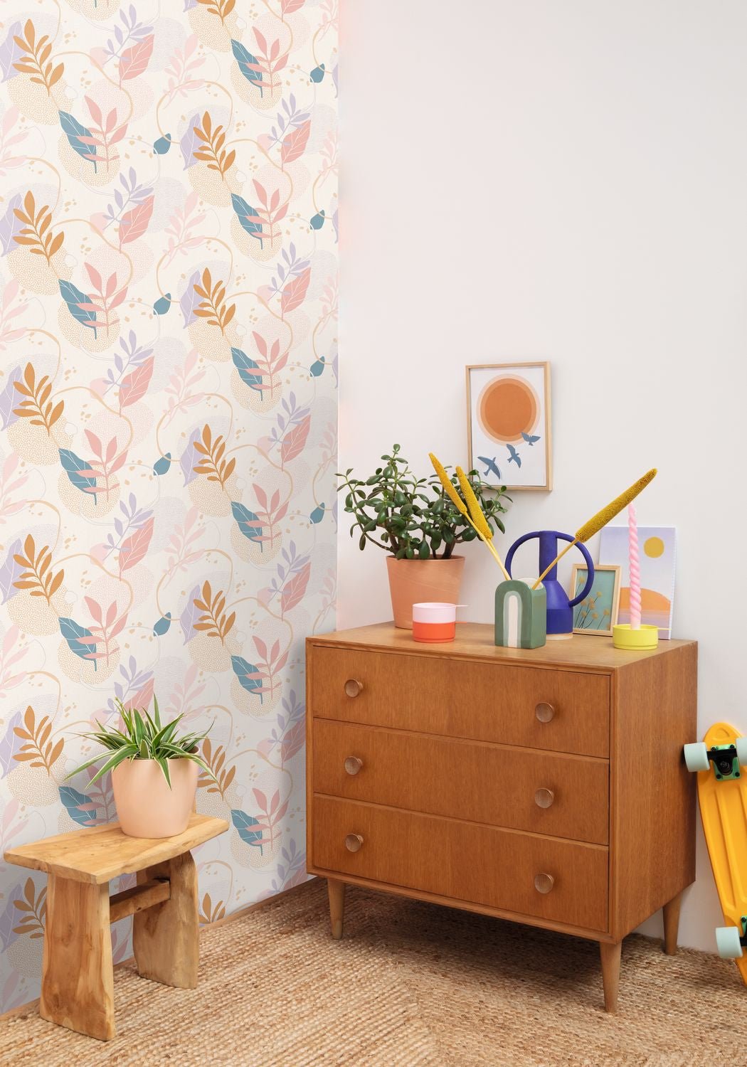 Be Yourself Wallpaper - Rose Jaune - Caselio - 103262040 - Premier Wallcovering