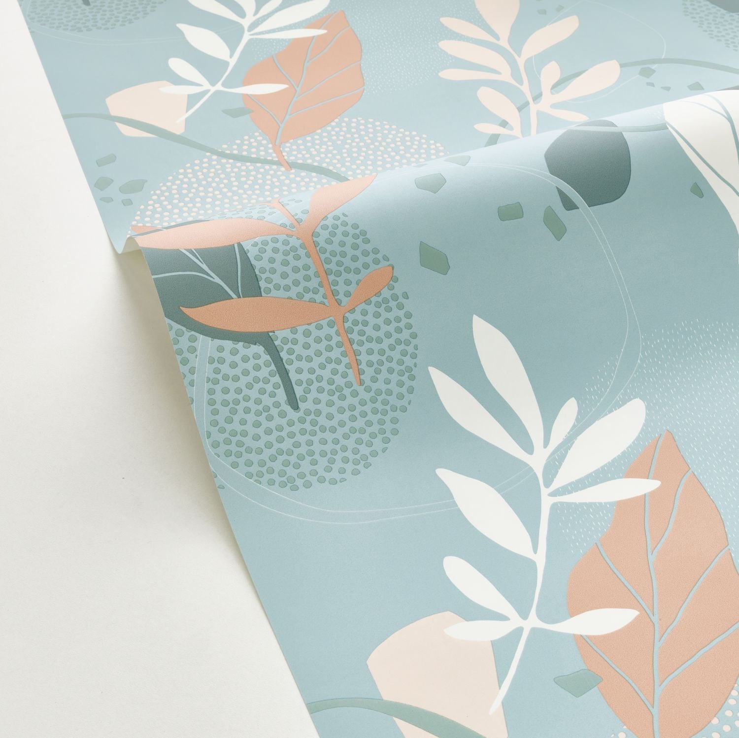 Be Yourself Wallpaper - Bleu Vert - Caselio - 103266078 - Premier Wallcovering