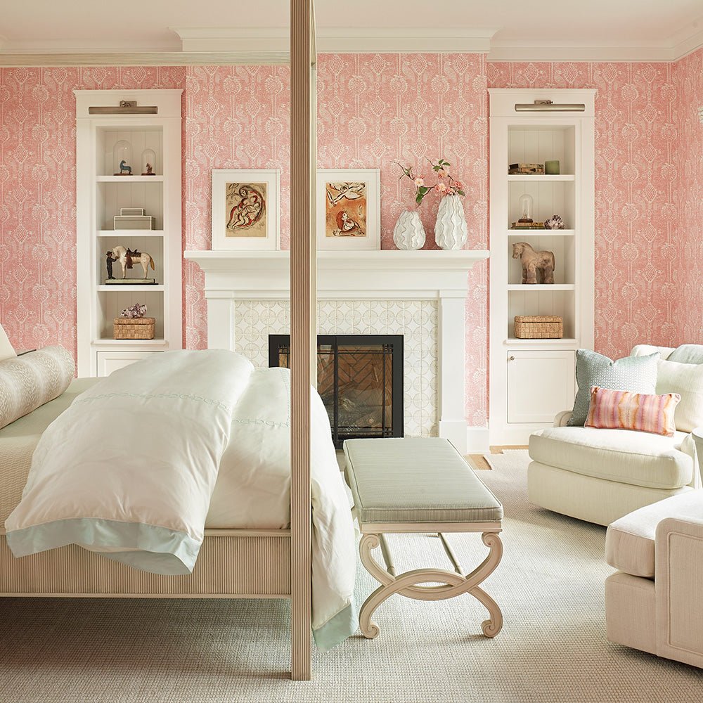 Beasties Wallpaper - Coral - Blithfield - 870-09 - Premier Wallcovering