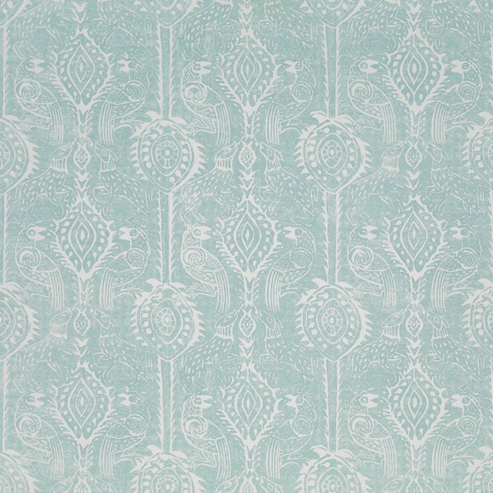 Beasties Wallpaper - Aqua - Blithfield - 870-01 - Premier Wallcovering