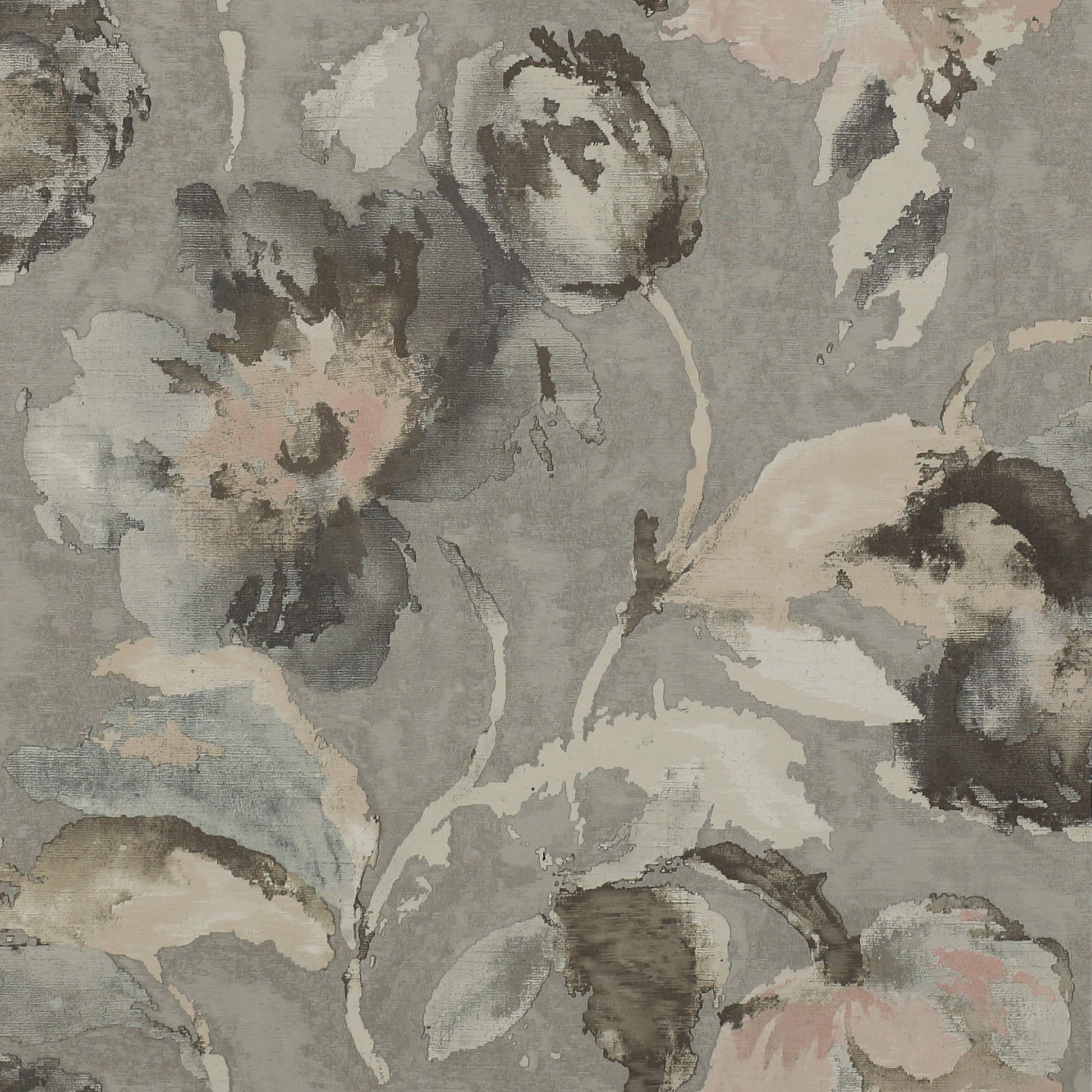 Beatrice Wallpaper - Silver/Pink - J162W - 01 - Jane Churchill - Premier Wallcovering