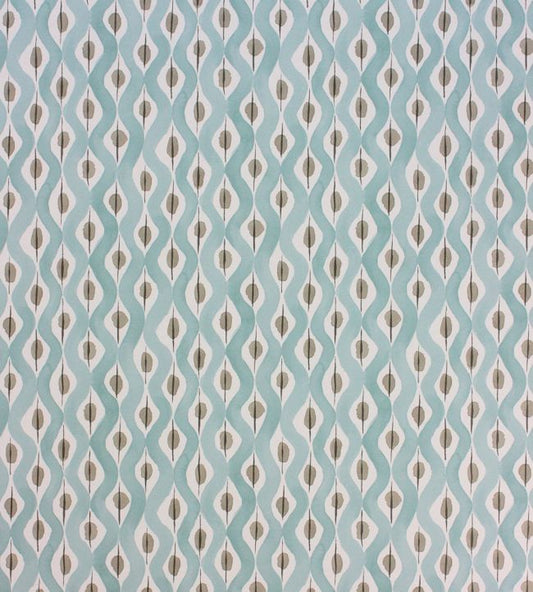 Beau Rivage Wallpaper - Duck Egg/Taupe - Nina Campbell - NCW4301 - 01 - Premier Wallcovering