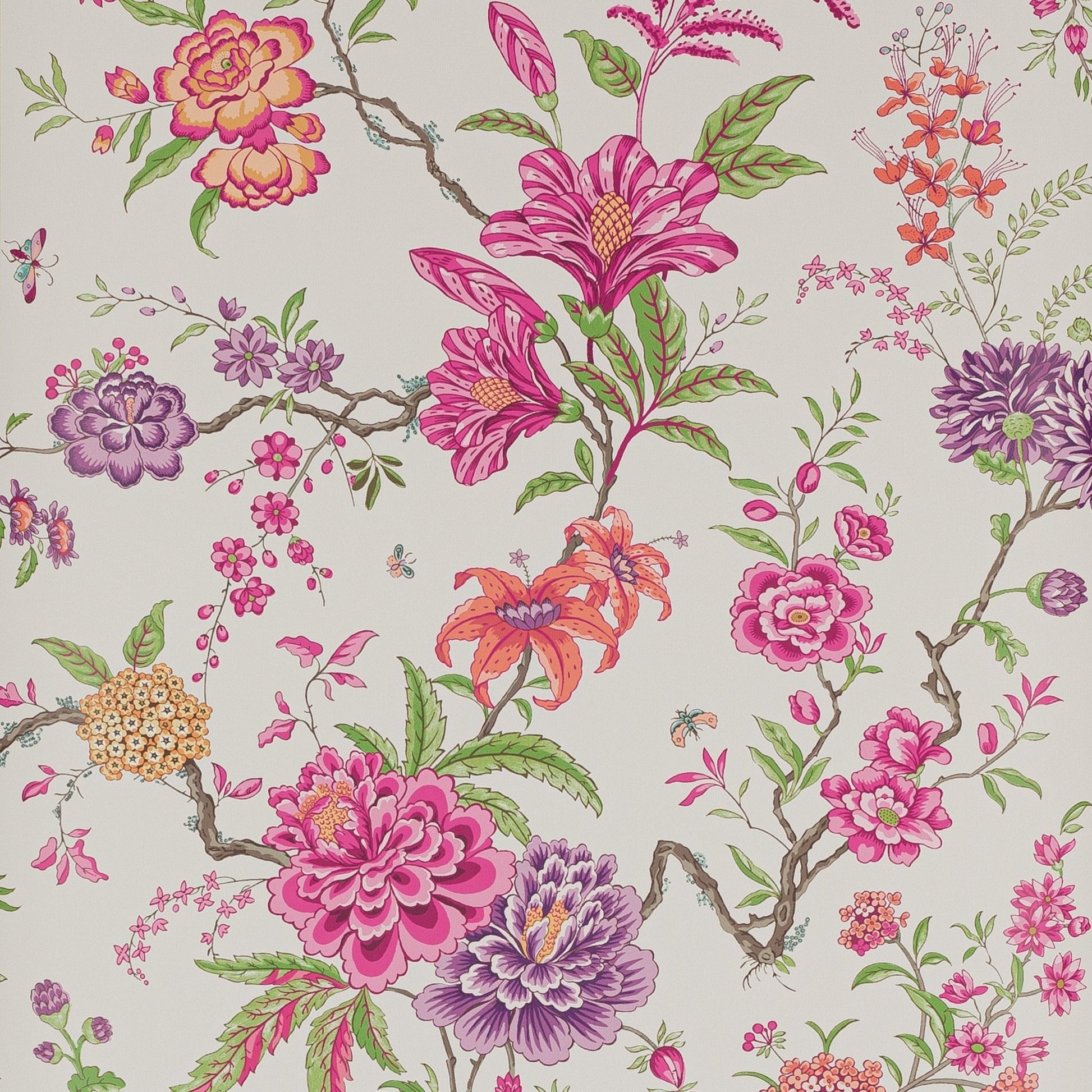 Beauchamp Wallpaper - Rose Persan - Manuel Canovas - 03111-01 - Premier Wallcovering