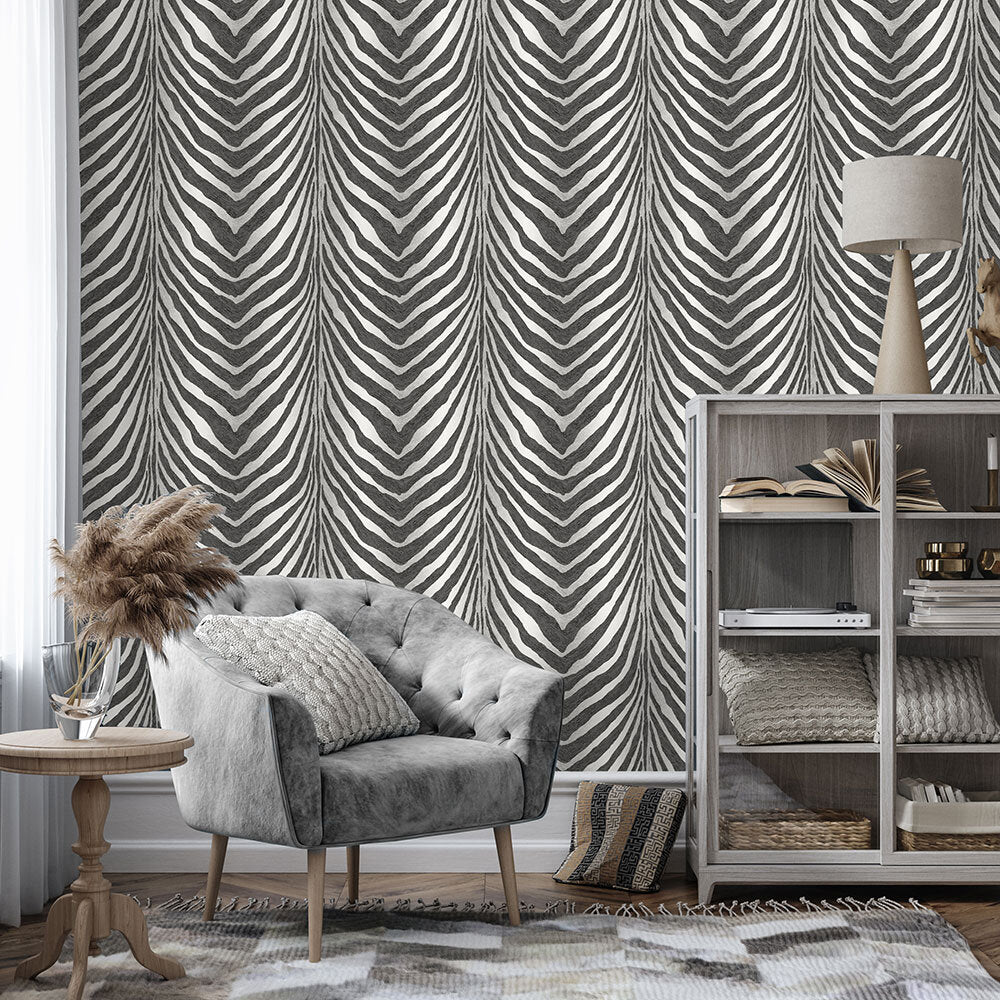Beauford Wallpaper - Ash - Timothy Wilman - TW2488 - Premier Wallcovering