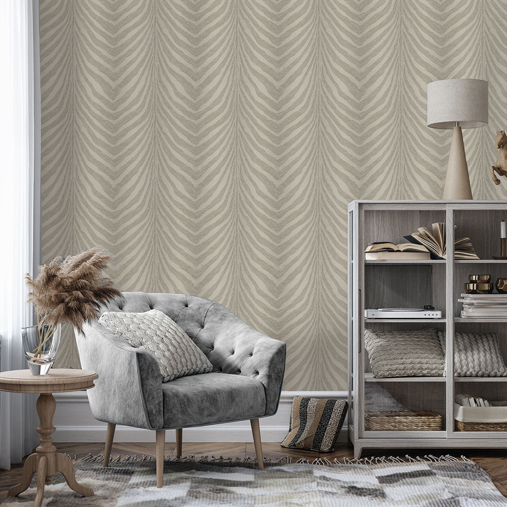 Beauford Wallpaper - Fawn - Timothy Wilman - TW2489 - Premier Wallcovering