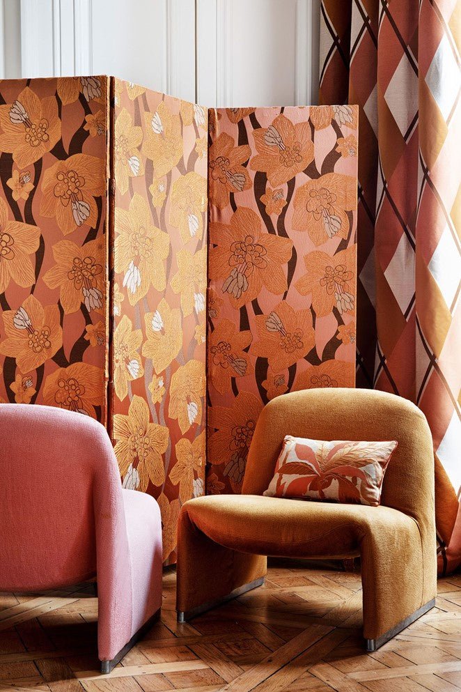 Beaumont Fabric - Rose Ancien - Manuel Canovas - M4047-02 - Premier Wallcovering