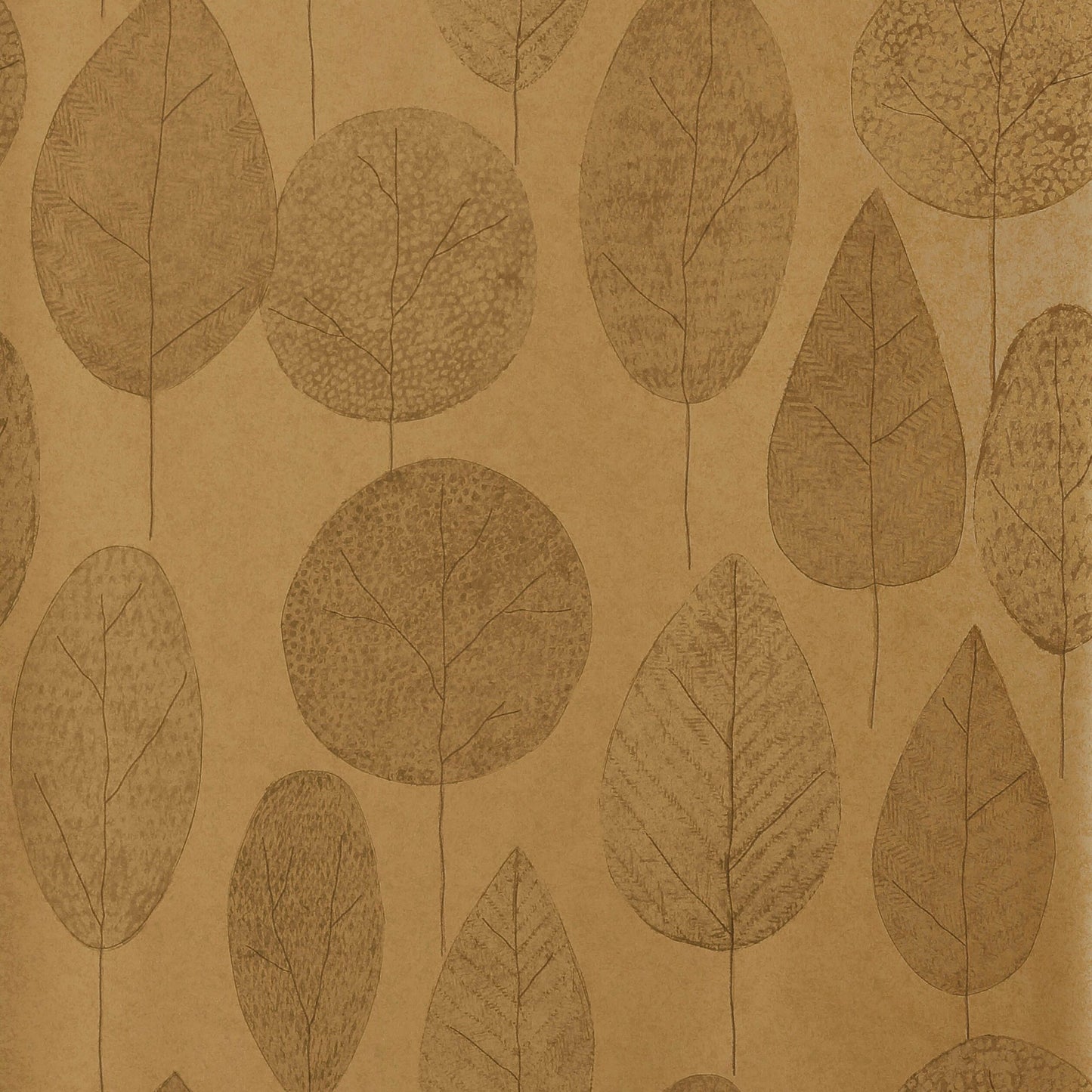 Bedford Park Wallpaper - Metallic Gold - Thibaut - T10058 - Premier Wallcovering