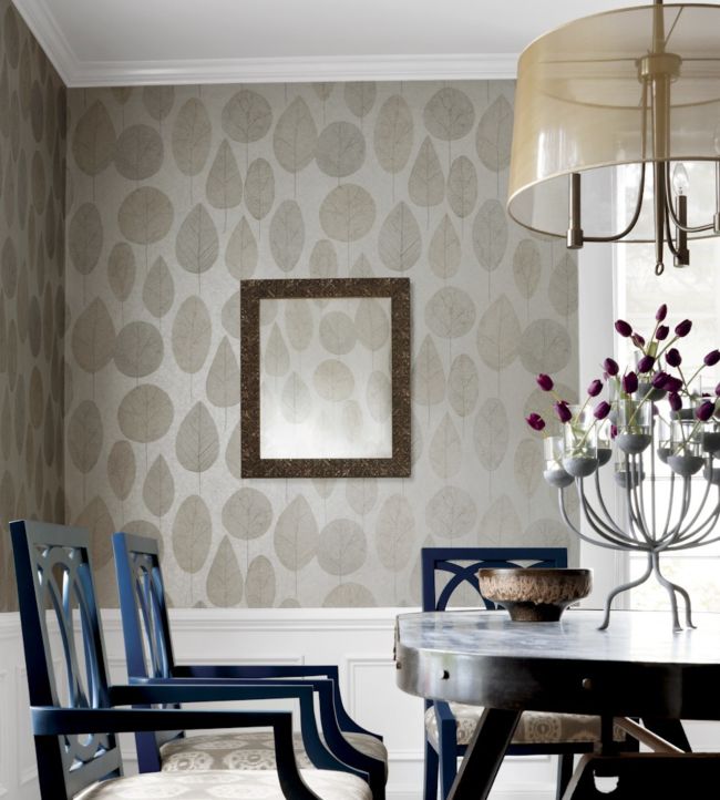 Bedford Park Wallpaper - Beige - Thibaut - T10054 - Premier Wallcovering