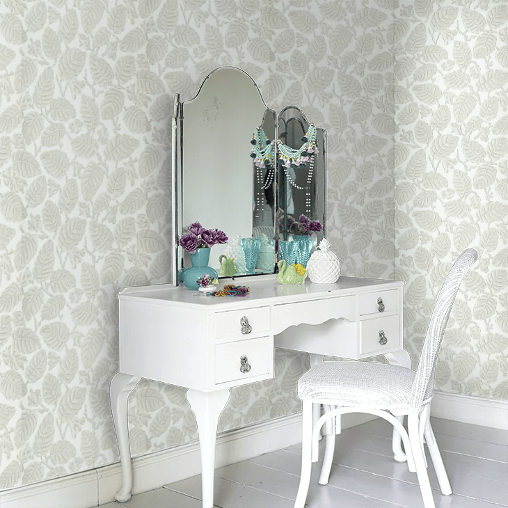 Beech Nut Wallpaper - Warm Grey - Little Greene - 0260BEWARMZ - Premier Wallcovering