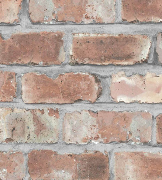 Beeston Grove Wallpaper - Brick - Woodchip & Magnolia - WM - 145R - Premier Wallcovering
