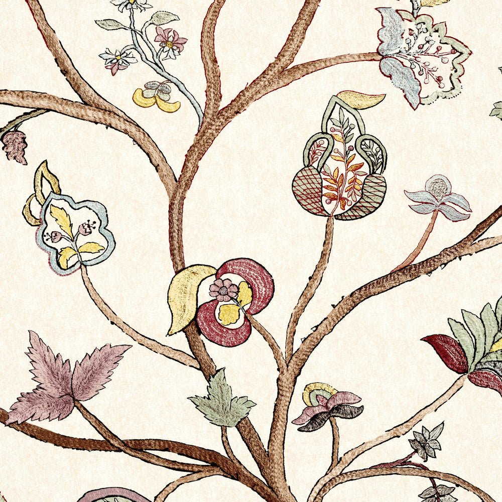 Begum Wallpaper - Pink - Penny Morrison - BEGUM-PINK - Premier Wallcovering