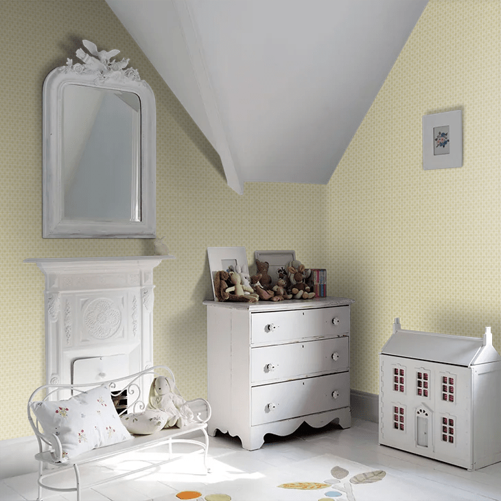 Belgravia Wallpaper - Light Ochre - Timothy Wilman - TW2507 - Premier Wallcovering