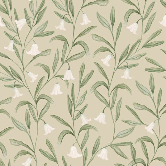 Bell Meadow Wallpaper - Hazel - Voyage Maison - BELLMEA/WPO/HAZ - Premier Wallcovering