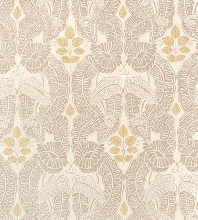 Belle De Nuit Fabric - Natural - Christopher Farr Cloth - CF132 - 04 - Premier Wallcovering