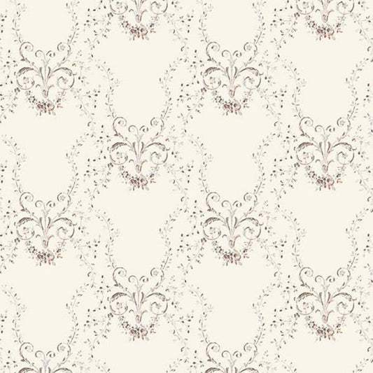 Belle Epoque Heritage Wallpaper - Beige - K & K - 600931 - Premier Wallcovering