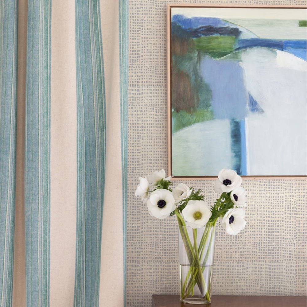 Bellport Wallpaper - Blue - Blithfield - 610-01 - Premier Wallcovering