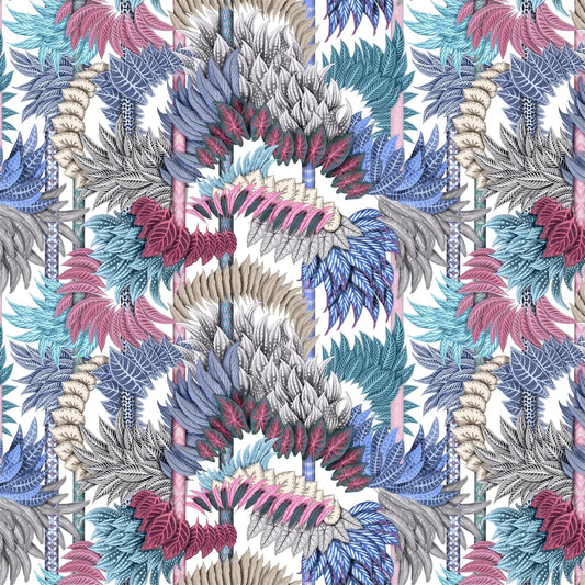 Belorizonte Fabric - Azur - Christian Lacroix - FCL7072/01 - Premier Wallcovering
