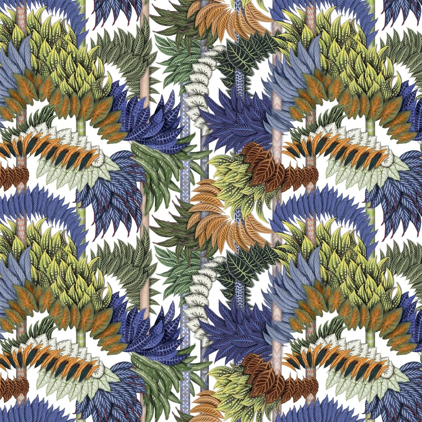 Belorizonte Fabric - Tangerine - Christian Lacroix - FCL7072/02 - Premier Wallcovering