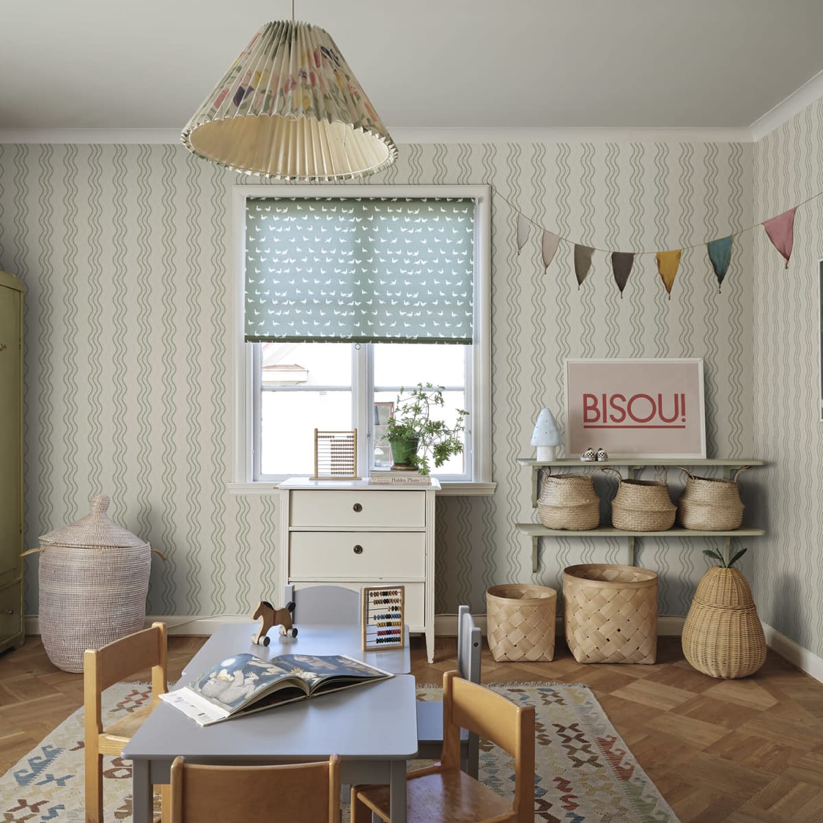 Ben Wallpaper - Garden Green - Sandberg - S10370 - Premier Wallcovering